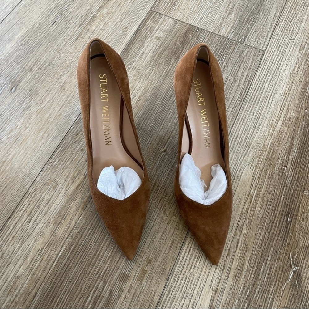 Stuart Wietzman chocolates brown heels